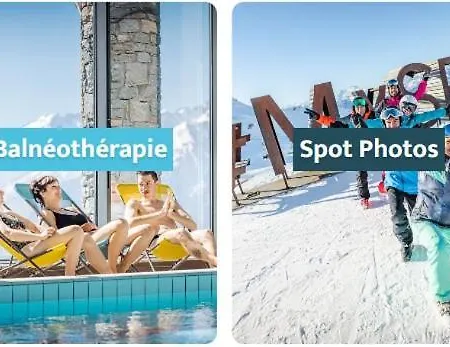 6 A 8pers Pied Des Pistes, Piscine Et Vue בקתה סן-פרנסואה-לונשאמפ